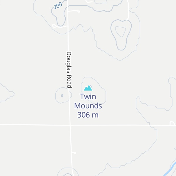 Map of Twin Mounds