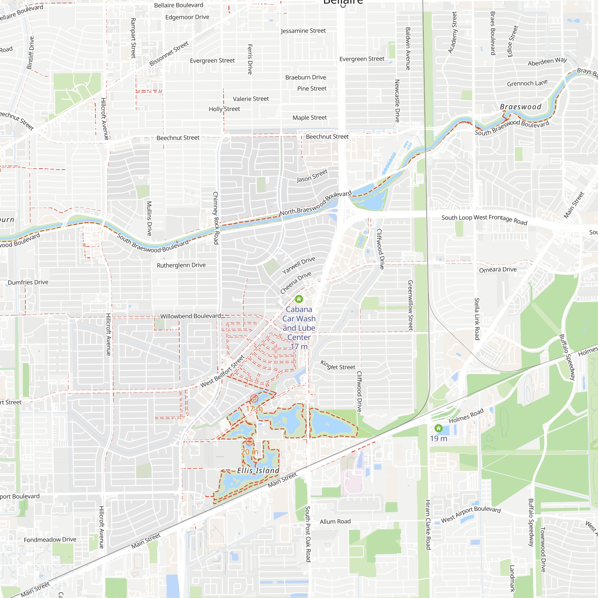 Cabana Car Wash and Lube Center map