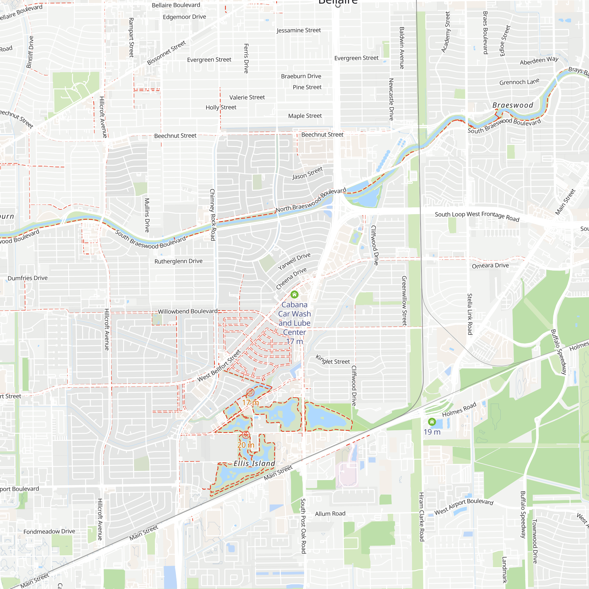 Cabana Car Wash and Lube Center map