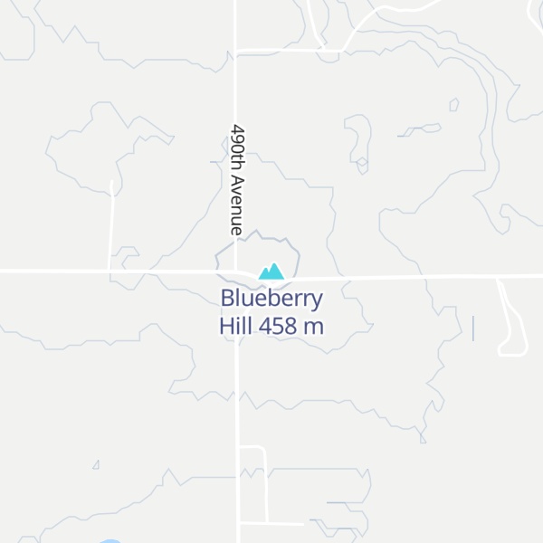 Map of Blueberry Hill