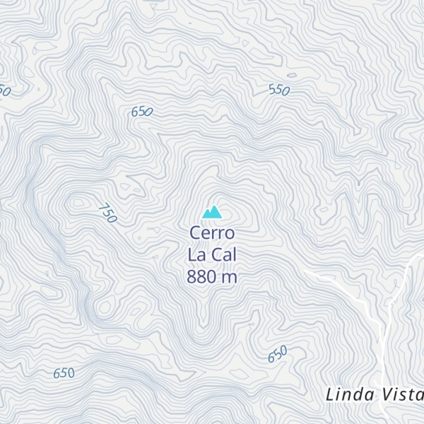 Map of Cerro La Cal