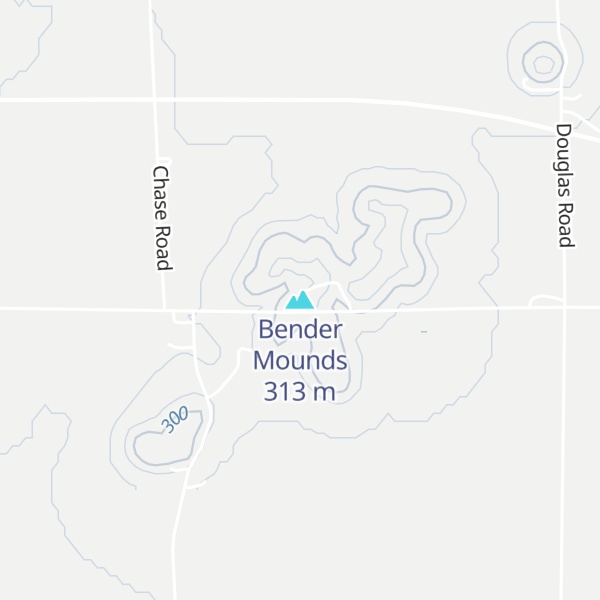 Map of Bender Mounds