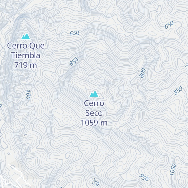 Map of Cerro Seco
