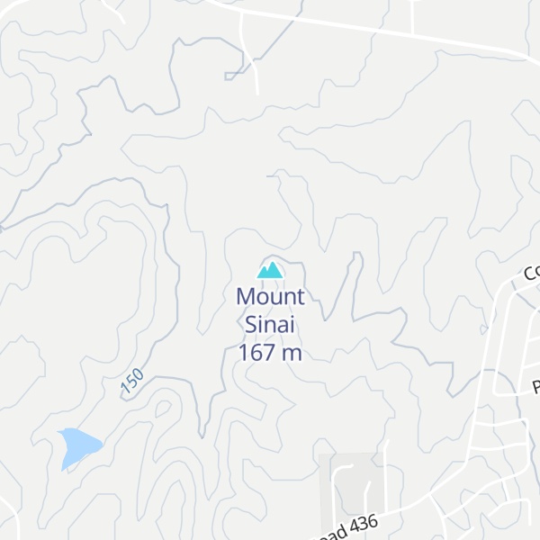 Map of Mount Sinai