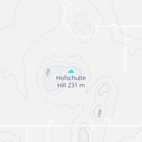 Map of Hofschulte Hill