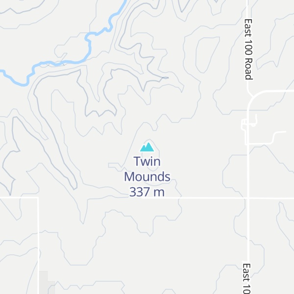 Map of Twin Mounds