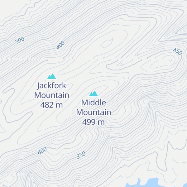 Map of Middle Mountain