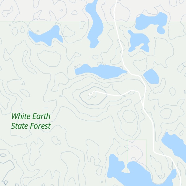 Map of Height of Land Lookout