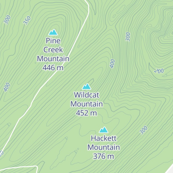 Map of Wildcat Mountain