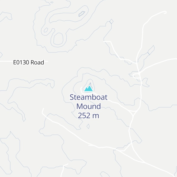 Map of Steamboat Mound