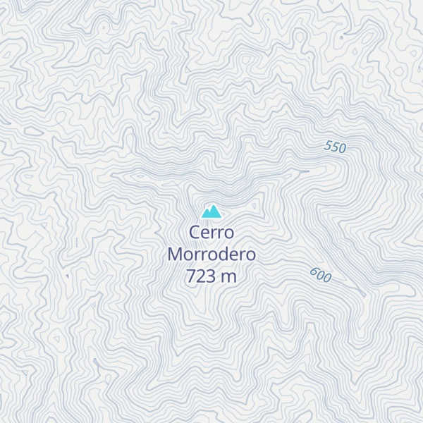 Map of Cerro Morrodero