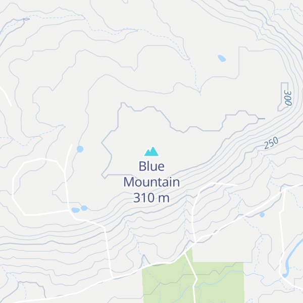 Map of Blue Mountain