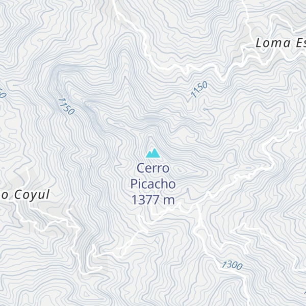 Map of Cerro Picacho