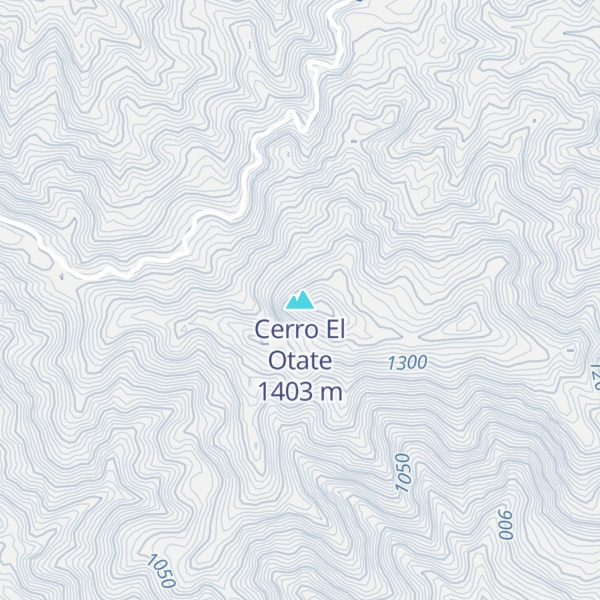 Map of Cerro El Otate