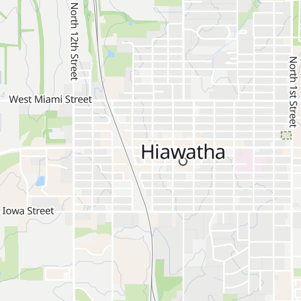 Map of Hiawatha Chamber and Visitors Bureau