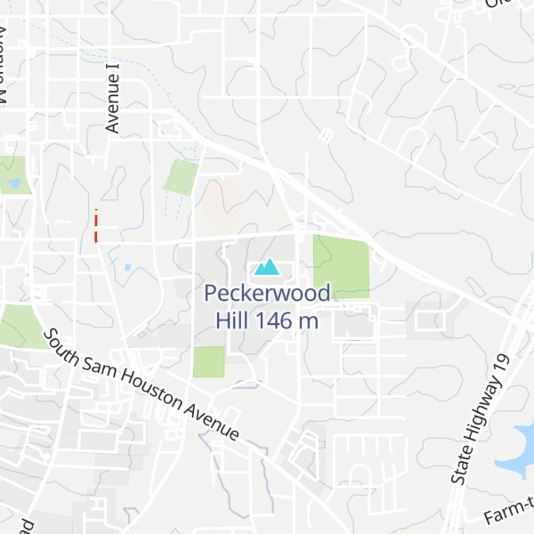 Map of Peckerwood Hill