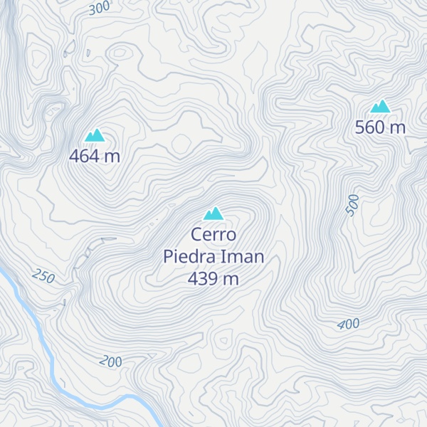 Map of Cerro Piedra Iman