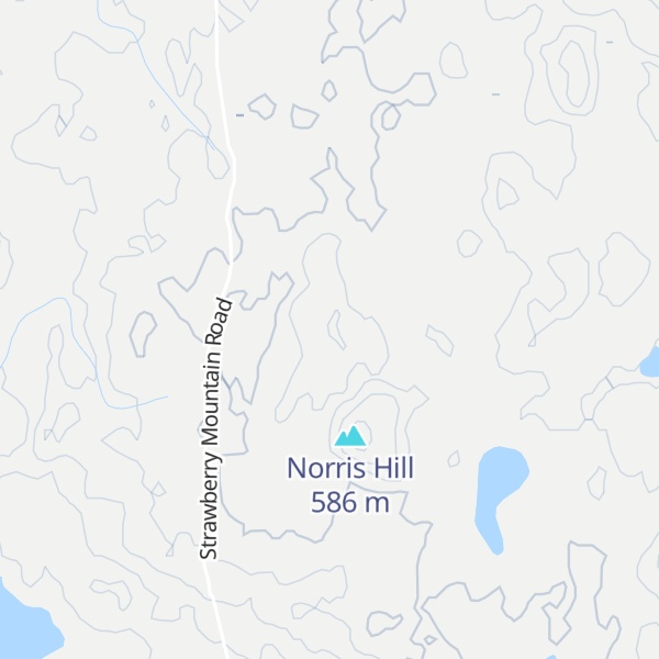 Map of Hogback Hill