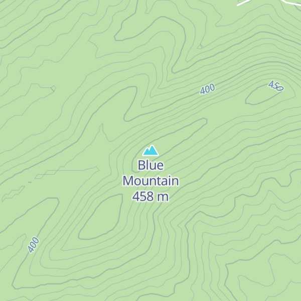 Map of Blue Mountain