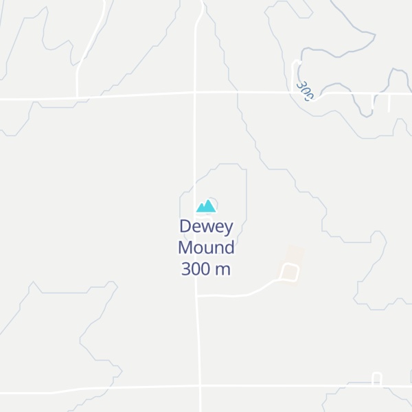 Map of Dewey Mound