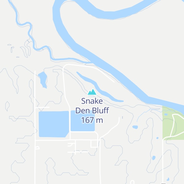 Map of Snake Den Bluff