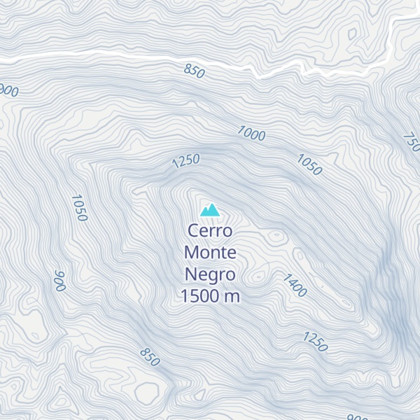 Map of Cerro Monte Negro