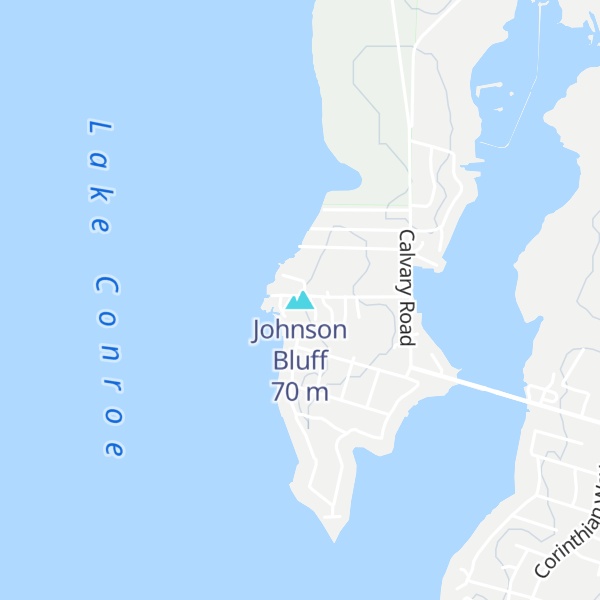Map of Johnson Bluff