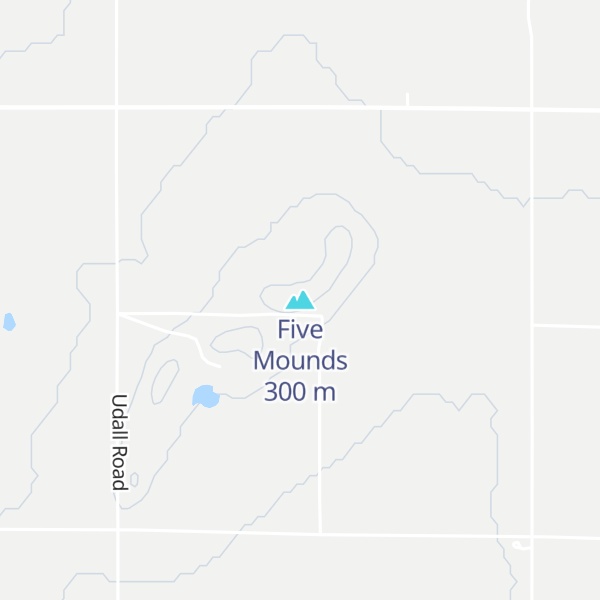 Map of Five Mounds