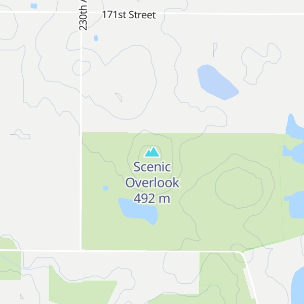 Map of Scenic Overlook