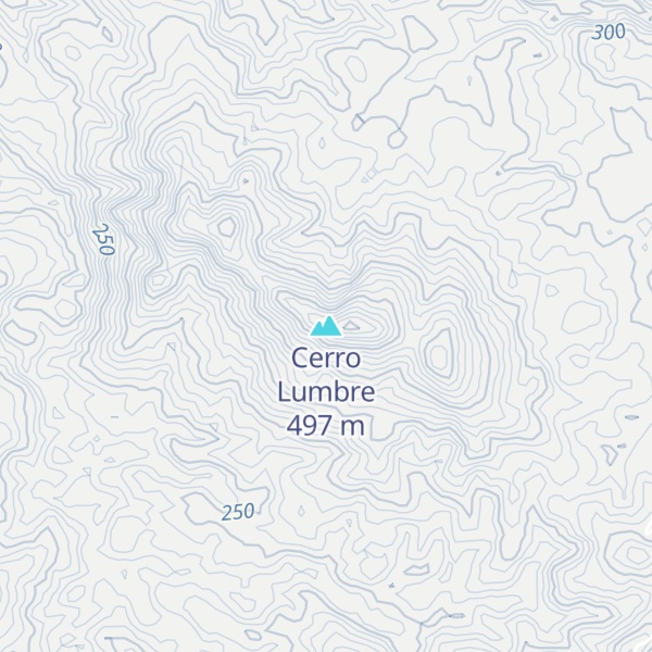 Map of Cerro Lumbre