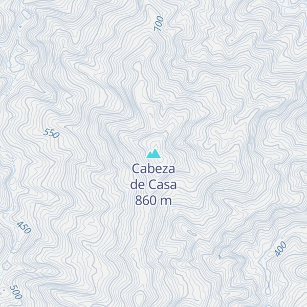 Map of Cabeza de Casa