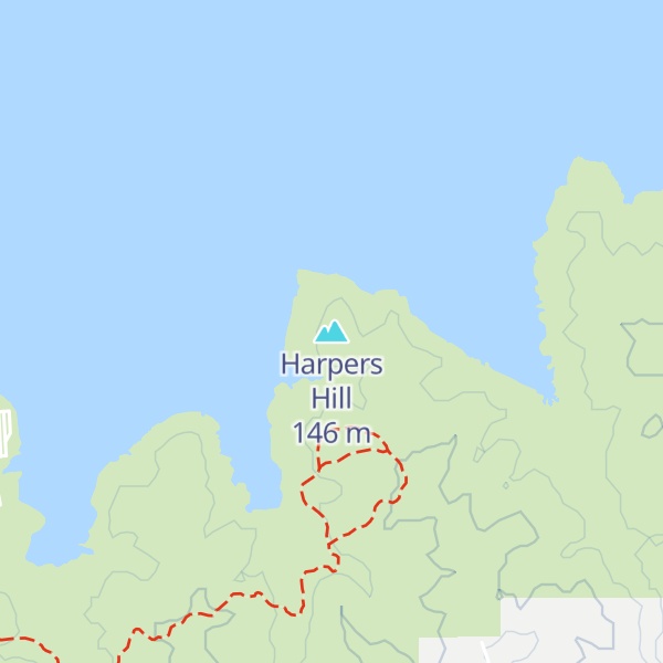 Map of Harpers Hill