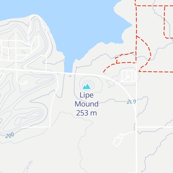 Map of Lipe Mound