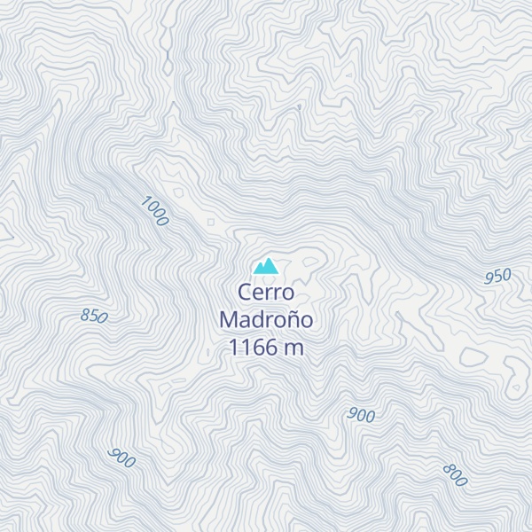 Map of Cerro Madroño