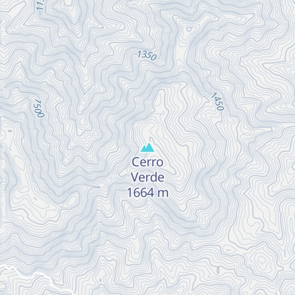 Map of Cerro Verde