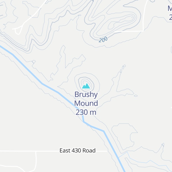 Map of Brushy Mound