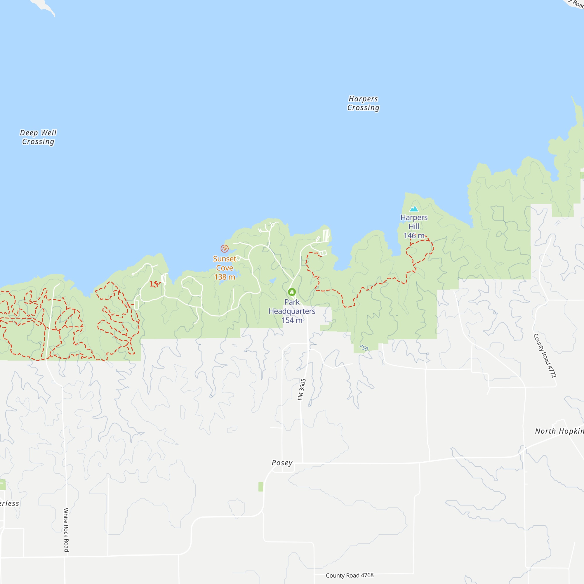Park Headquarters map