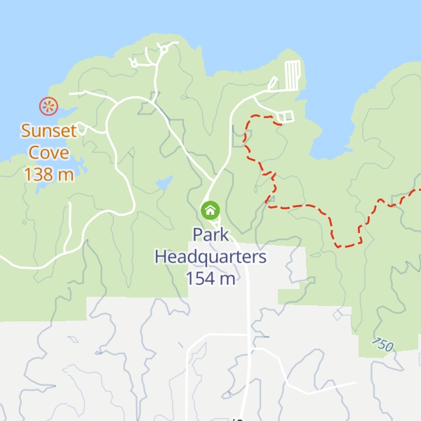 Map of Park Headquarters