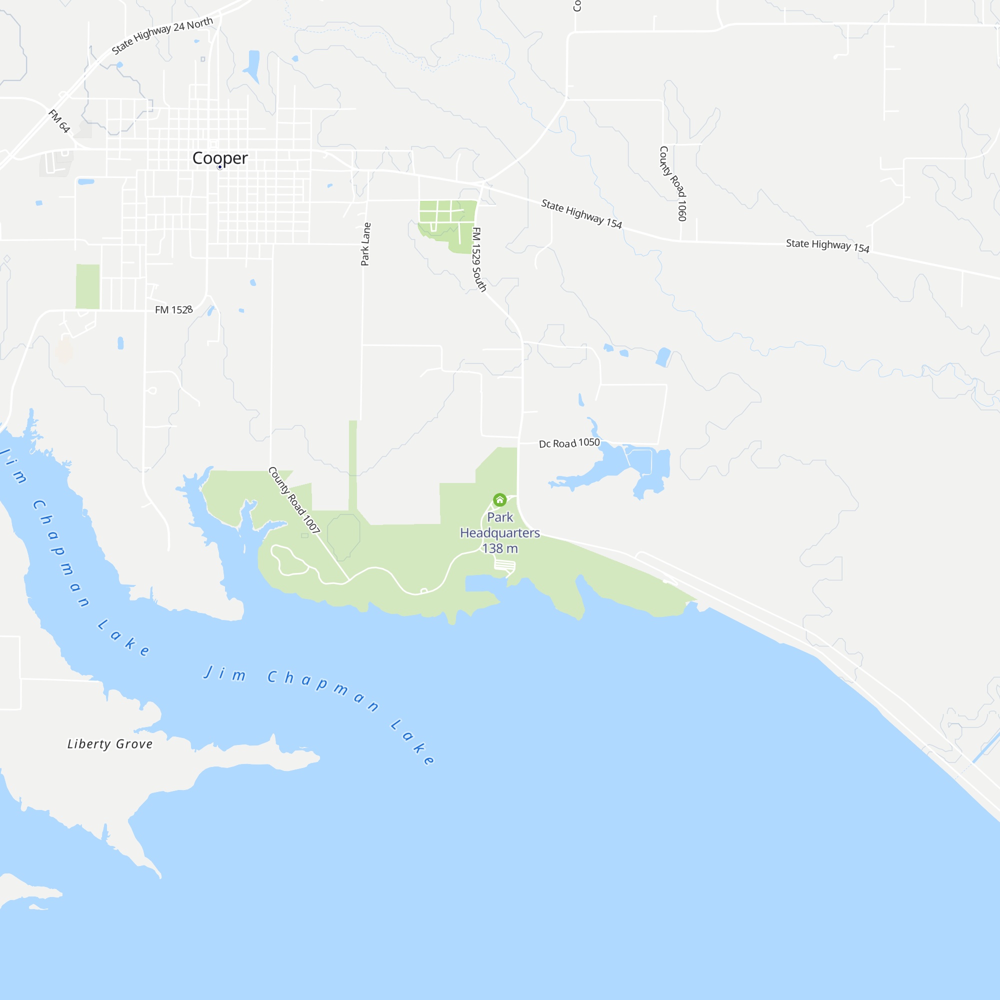Park Headquarters map
