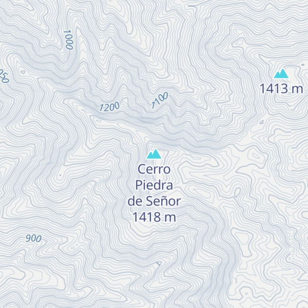 Map of Cerro Piedra de Señor