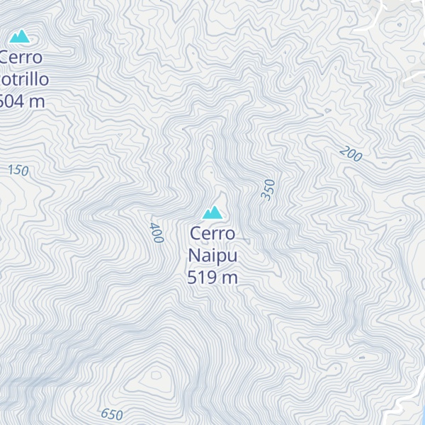 Map of Cerro Naipu
