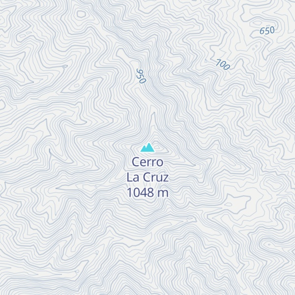Map of Cerro La Cruz