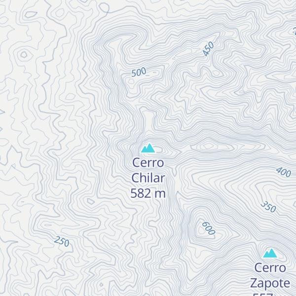 Map of Cerro Chilar