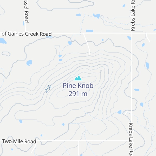 Map of Pine Knob