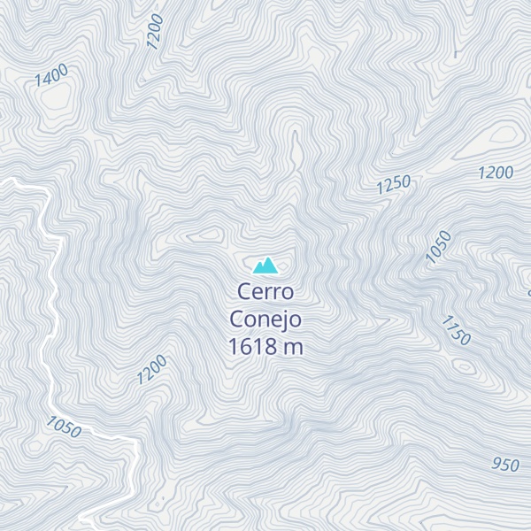 Map of Cerro Conejo