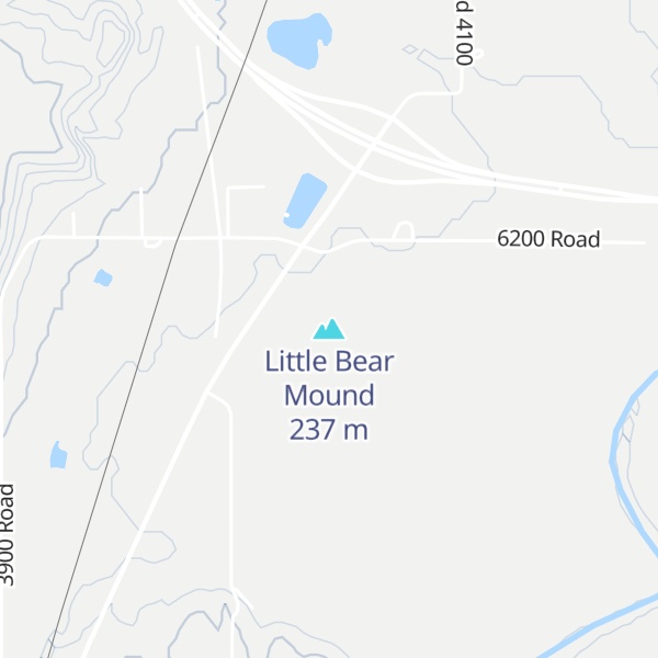Map of Little Bear Mound
