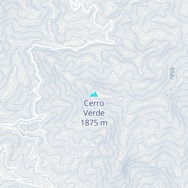 Map of Cerro Verde