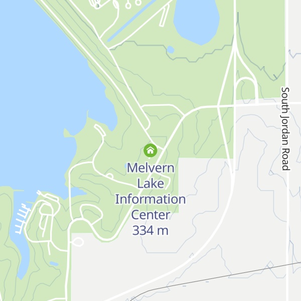 Map of Melvern Lake Information Center