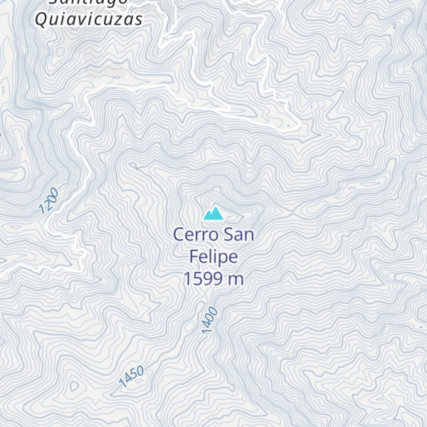 Map of Cerro San Felipe