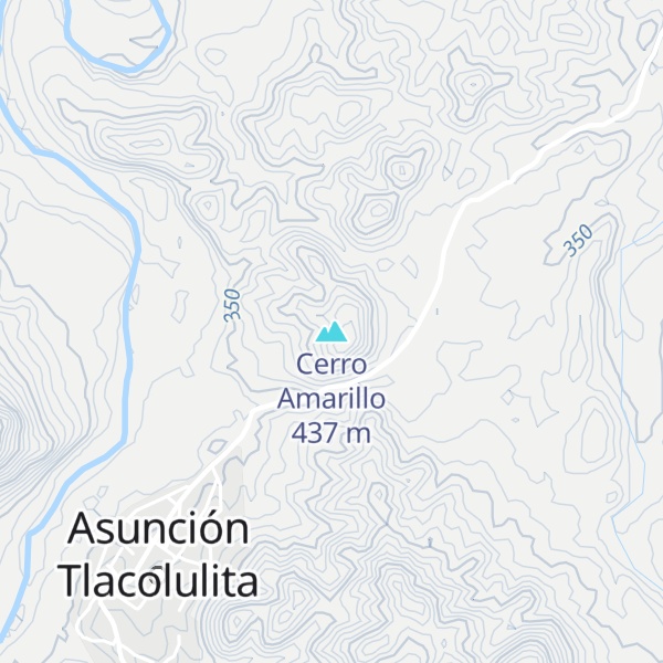 Map of Cerro Amarillo